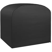 JIAYAN Heavy Duty BBQ Grill Cover, 57 Inch 600D Oxford Cloth Grill Cover - Waterproof, UV Resistant Barbecue Cover with Adjustable Hem Drawstring - Fits Weber, Nexgrill, Char-Broil and MoreBlack