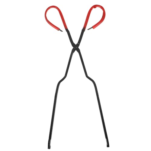 Alipis Pinze per Caminetti Lunghe 66 CM in Metallo Resistente alla Ruggine Pinze Manuali per Legna da Ardere per Impieghi Gravosi Attrezzi per Braciere da Interno ed Esterno