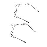 Rutschfeste Metall-Kleiderbügel für Bademode und empfindliche Kleidungsstücke, robust, leicht, für Reisen, Zuhause und kleine Räume, bewahrt die Form und maximiert die Lagerung, 2 Stück