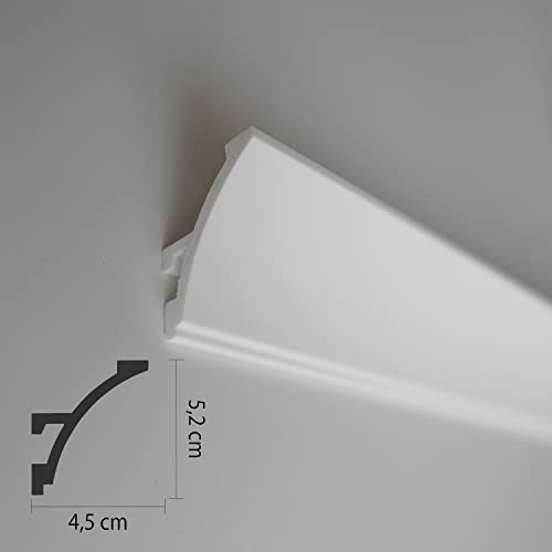 Cornici velette per led a soffitto e parete (4 o