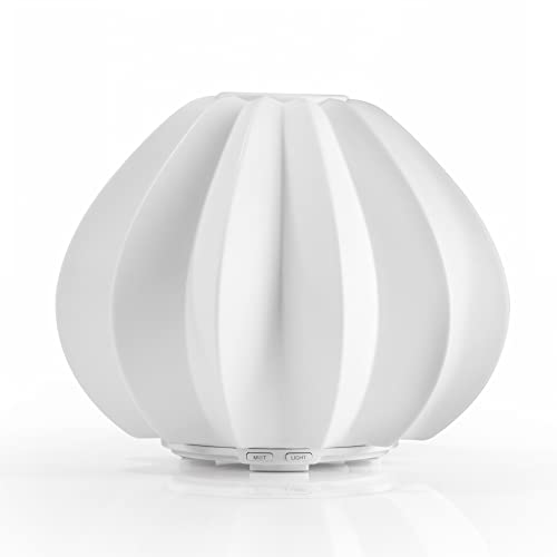 ASTALEA Aroma Diffuser für ätherische Öle weiß Keramik - 100 ml...