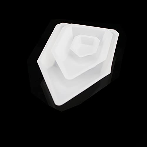 15 pieces weigh boats boat-shaped pour boats weighing boats 10ml 70ml 150ml plastic scale trays plastic weigh dishes lab dish container lab weighing dishes for weighing mixingwhite 3 size