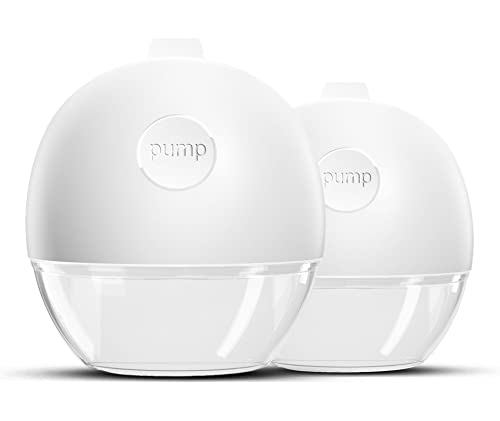 Image of Manual Wearable Breast Pump for Breastfeeding(2Pcs)︱Hands Free, Kick-Proof︱Leakproof with Sealed Flange︱Comfortable for Long Wear︱Replace Nursing Pad︱Small and Easy to Carry