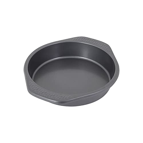 Chicago Metallic Everyday Non-Stick Round Cake Pan. Perfect for Making Cakes or Layer Cakes, casseroles, and More Gray
