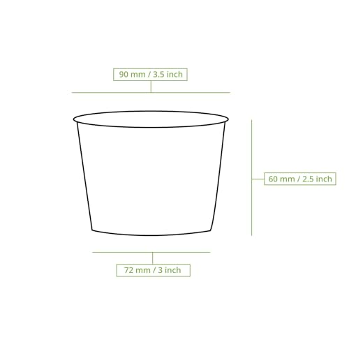 Miniatura 2 de Biozoyg Taza De Sopa 50 Pieza 200 Ml 8 Oz, Ø 90 Mm, Marrón - Taza Grande, Vasos Carton - Vasos Y Platos Desechables - Poke Bowl, Ramen Bowl, Vasitos Aperitivos, Cuenco Sopa