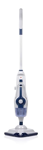 Dirt Devil DD7003 2-in-1 Manual Steam Cleaner and Floor Cleaner - 1600W with 5 Different Nozzles - Suitable for Different Floor Types - 18ft Range - Blue