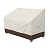 Amazon Basics 2 Seater Outdoor Couch Cover, Patio Furniture Cover, Waterproof, Anti-UV, Durable, Beige/Tan