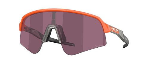 Oakley OO9465 Sunglasses Bundle: OO 9465 SUTRO LITE SWEEP 946530 Matte Neon Orange/Prizm Road Black Policarbonate Standard and Eyewear Cleaning Kit