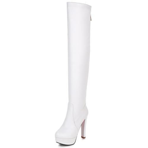Bottes au-dessus du genou pour vos soirées en robe et talons hauts