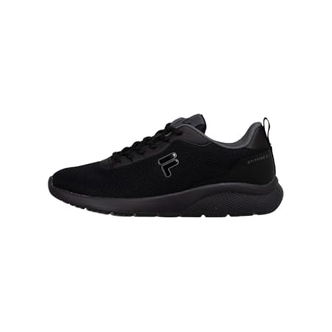 Fila Men's Spitfire Running Shoe in Black-Phantom Cover