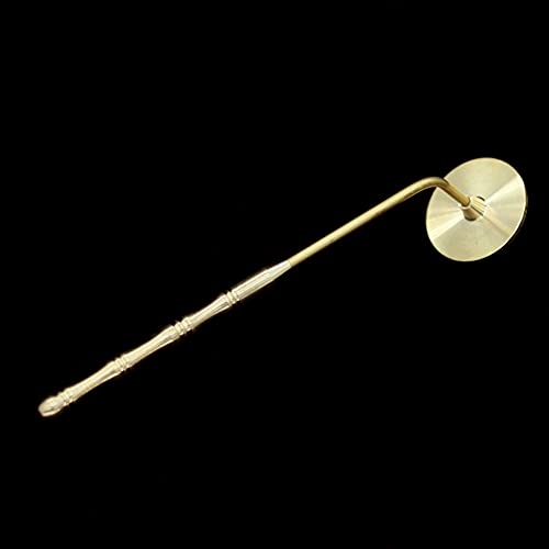 1Pc Long Handle Copper Incense Ash Press Tool Incense Ash Powder Press Seal Stick Shovel Diy Incense Fragrance Accessories For Diy Incense Making Supplies, Gold #TOP2