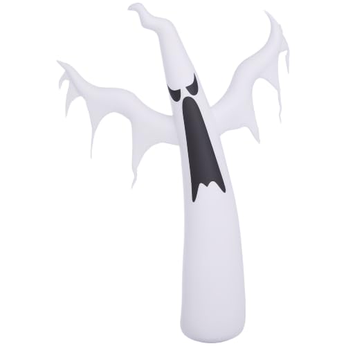Image of HOMCOM 6FT 1.8m LED Halloween Inflatable Decoration Floating Ghost Scary