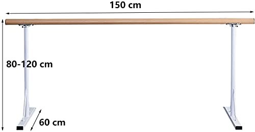 YUXO バレエバー 1.5m 高さ調節可能 自立型
