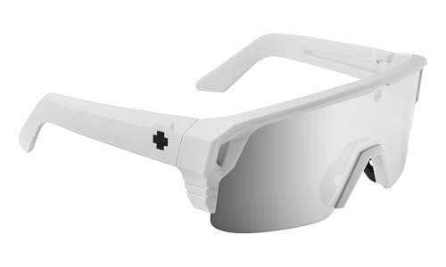 Image of SPY Optic Monolith 5050, Cylindrical Shield Semi-rimless Sunglasses, Color and Contrast Enhancing Lenses