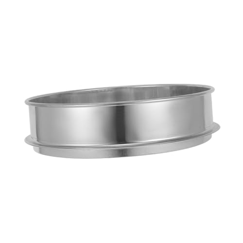 FONDOTIN Tamiz De Jardín De Inoxidable Tamiz De Tierra Rotatorio para Criba De Rocas Bandeja De Tamizado para Jardinería Filtro para Tierra De Jardín