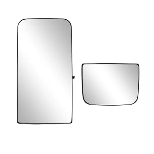 Verre transparent plat de rétroviseur chauffé supérieur pour Cascadia
