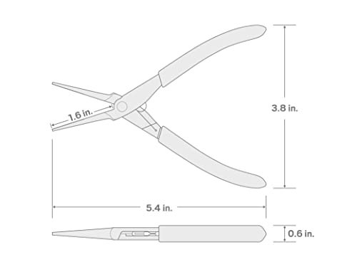 Tekton Mini Needle Nose Pliers (Serrated Jaw) | Pmn01001 #TOP6
