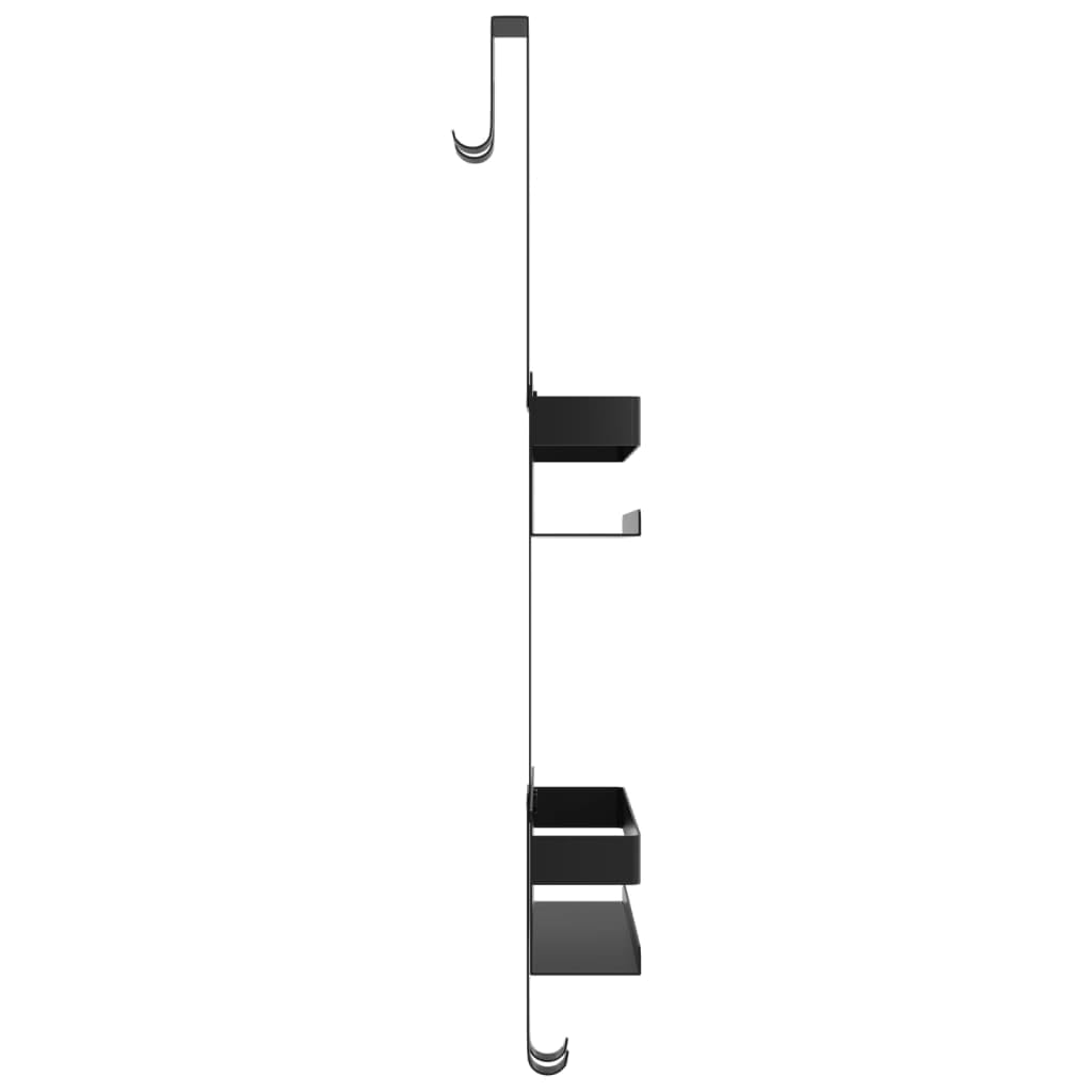 Duschcaddy - Organizador de ducha colgante (acero inoxidable 304, 70 cm de alto, 70 cm de alto, para puertas de ducha de hasta 25 mm, sistema de ahorro de espacio para almacenamiento de