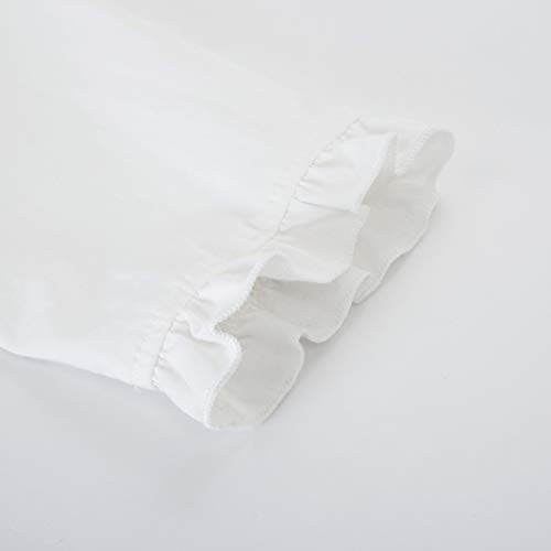 Women Casual Business Suit Blazer Jacket 3/4 Sleeve Open Front Cardigan White L #TOP5