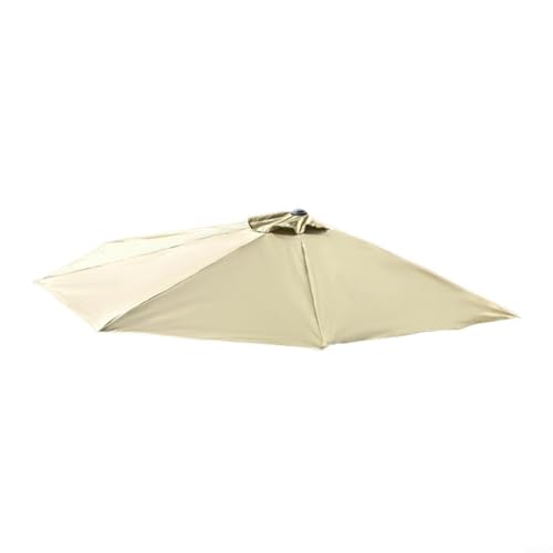 Toile pour parasol demi-lune idéale pour ombrager un balcon ou une terrasse