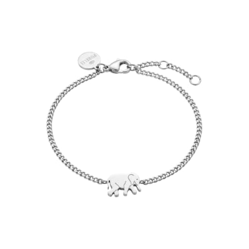 Purelei Tiny Elephant Armband (Silber) – Filigranes Damen Armband – Ansicht 1