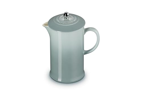 Le Creuset Stoneware French Press 34 oz. Sea Salt