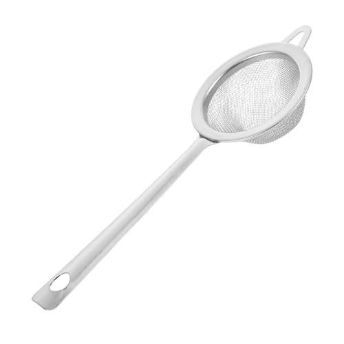 KOCKSHION Colini in Acciaio Setacci e Filtro Per Tè e Succo Manico Lungo, Colini Cucina Leggeri e Resistenti Per Farina, Spezie e Succhi, Utensili Da Cucina Per Cottura e Preparazioni Alimentari