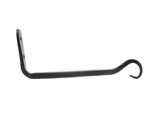 DOJA Barcelona | Colgador Macetas Pared Simple | 2 Piezas Ganchos para Colgar | 200 x 70 mm | Colgador Pared para Plantas | Soporte Plantas para Decoracion Jardin Exterior, Macetas Decorativas