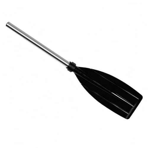 Aymzbd Inflatable Boat Paddle Aluminum Alloy Oar Detachable Rowing Lightweight Water Sports Accessory Solid Joined Build Reliable Performance Suitable for Routine Training, Black, 75cm