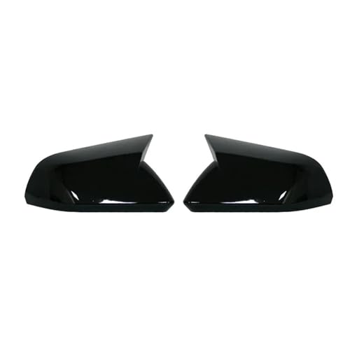 Coque de rétroviseur en fibre de carbone Ford Mustang 2015-2020 pour réparer et relooker le noir