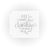 All I Want for Christmas 783-I119 Stencil (24 inch)