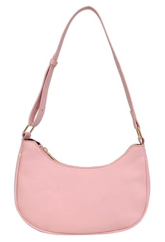Image of Small Crescent Shoulder Bags for Women, Cute Handbag Mini Clutch Purse Underarm