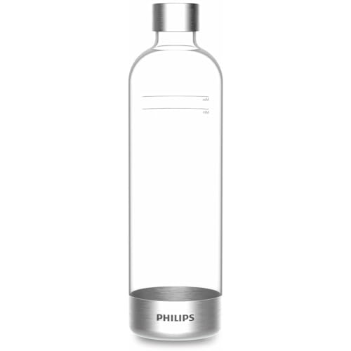 Philips Water Soda Maker Kabinenflasche transparent 1 L kompatibel Soda-Maschinen