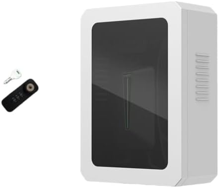 Locking EV Charger Station Box - Wall-Mounted Post Mount, Secure Protective Case with Digital Safe Lock for Electric Vehicle Charging Equipment (B)