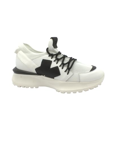 Chaussures Femme Baskets Cuir Lacets IXOS CASTORE Sirio 013CSS Blanc