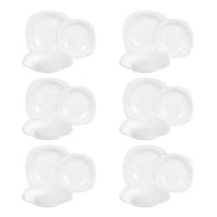 Bormioli - Servizio piatti''Parma'' x 6 persone, Bianco - 5