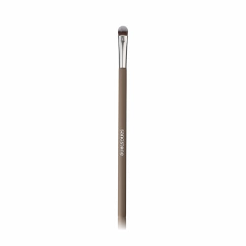 Sandstone Scandinavia Eyeshadow Makeup Brush - Professional Vegan Ultra Soft Bristles - Cruelty Free Premium Quality for All Skin Types