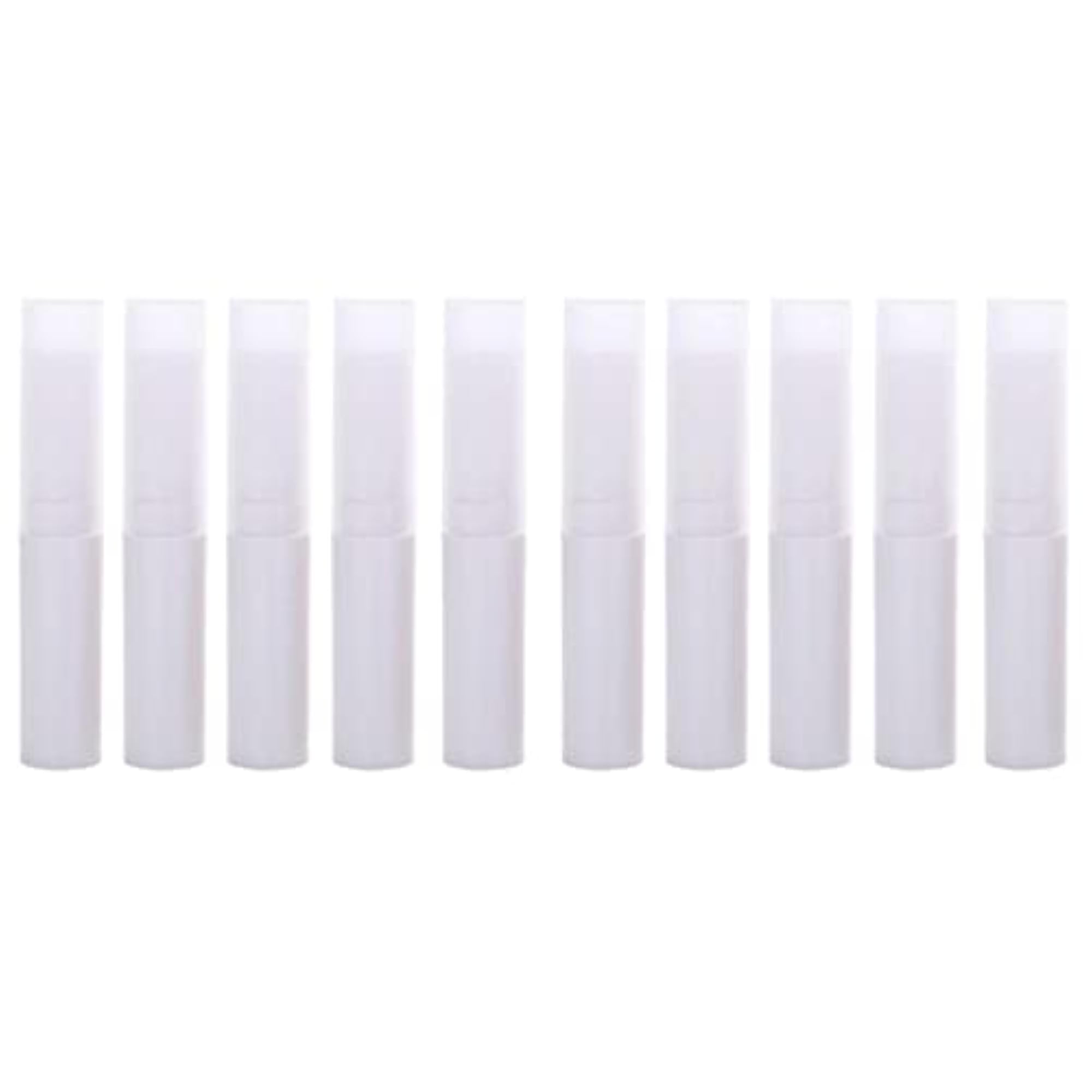 10Pcs Empty Lipstick Tubes Lip Balm Containers DIY Makeup Tools