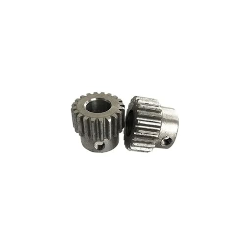 Engranaje recto 1M de 45 dientes en acero de alta resistencia con orificio de 8mm