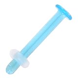 [ROQUE] ボディピアス 20G 18G 16G 14G カラーガラス製 リテーナー(1個売り) 16G/ショート ライトブルー