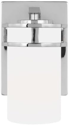 Miniatura 5 de Generation Lighting Robie - Lámpara de pared para baño, cromada, 4121601-05, para decoración del hogar, lámpara de tocador que utiliza bombillas