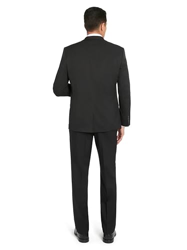 Chaps Men's Solid Classic Fit Tailored Suit Jacket | Black, 50R3