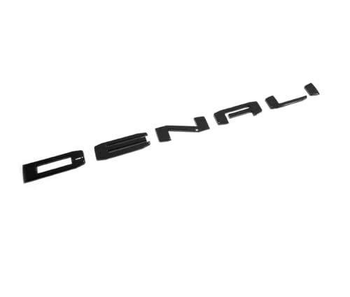 Image of 4pack Set 2019-2026 Emblems Denali DenaliHD Plus Sierra Letters Badges 3D NAMEPLATE Replacement for Sierra 2500HD 3500HD 2500 HD 86790675 86532074 (Gloss Black)