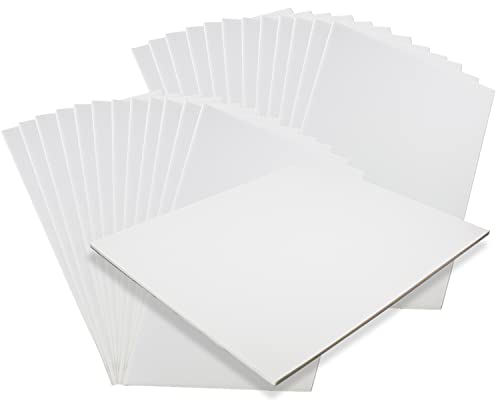 Foam Board 36x48 10PK Foam Core Boards 3/16 Thick Foam Poster Board White Foamboard 36x48 Large Acid Free Foamcore Sheets, Polystyrene Rigid Foamboard Large Foamcore Backing for Backdrop, Display