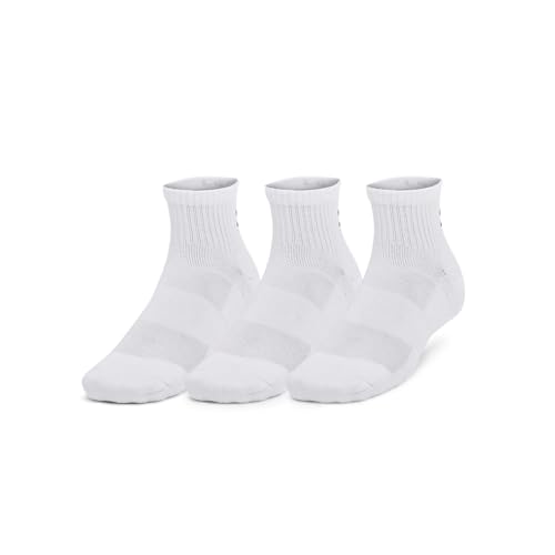Image of Under Armour Training Cotton Quarter Socks 3-Pack