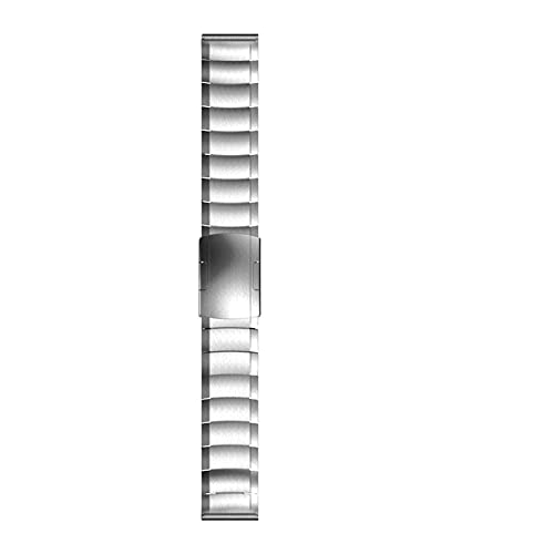 Bracelet de montre acier inoxydable 20 mm noir argent metal maille