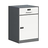 FIFOR Registerschrank Aktenschrank Abschließbar 2-stöckiger, Schreibtisch-Drucker-Ständer Für Heimbüro,Für Bürodokumente, Vormontiert, (Color : Stlye5, Size : 39 * 44 * 65cm)