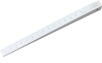 GLTL Taper Gauge Gap Gage Welding Wedge Feeler Gauge Gap Feeler Wedge Gauge Gap Hole Measure Tool (1-15mm)