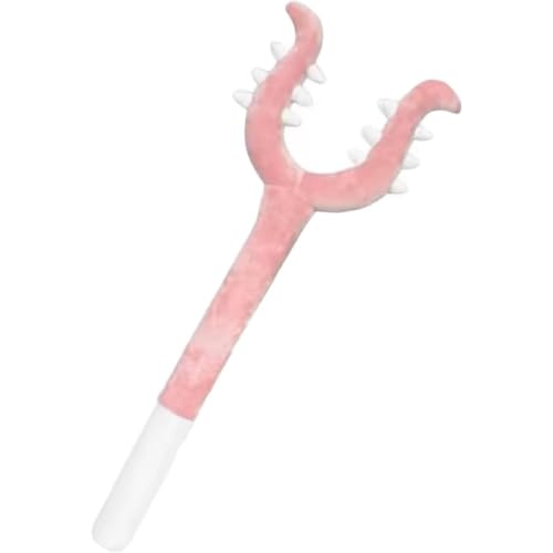 Riuuyyi 柔らかいナナフシ 狩猟棒 魔法の杖 かわいいおもちゃ かわいいグッズ ギフト 癒し 誕生日プレゼント ぬいぐるみ 十字軍棒 猫 爪とぎおもちゃ (ツーピース,ピンク+ピンク)