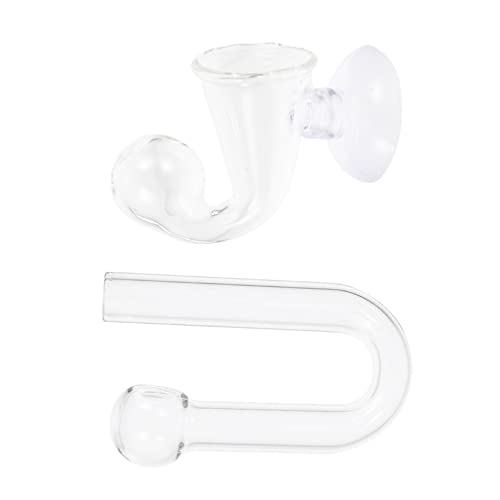 ROMISBABA 2pcsガラスco2チェッカー水族館二酸化炭素モニター水槽アクセサリー